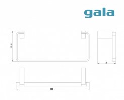 TOALLERO ARO 30cm DESIGN GALA